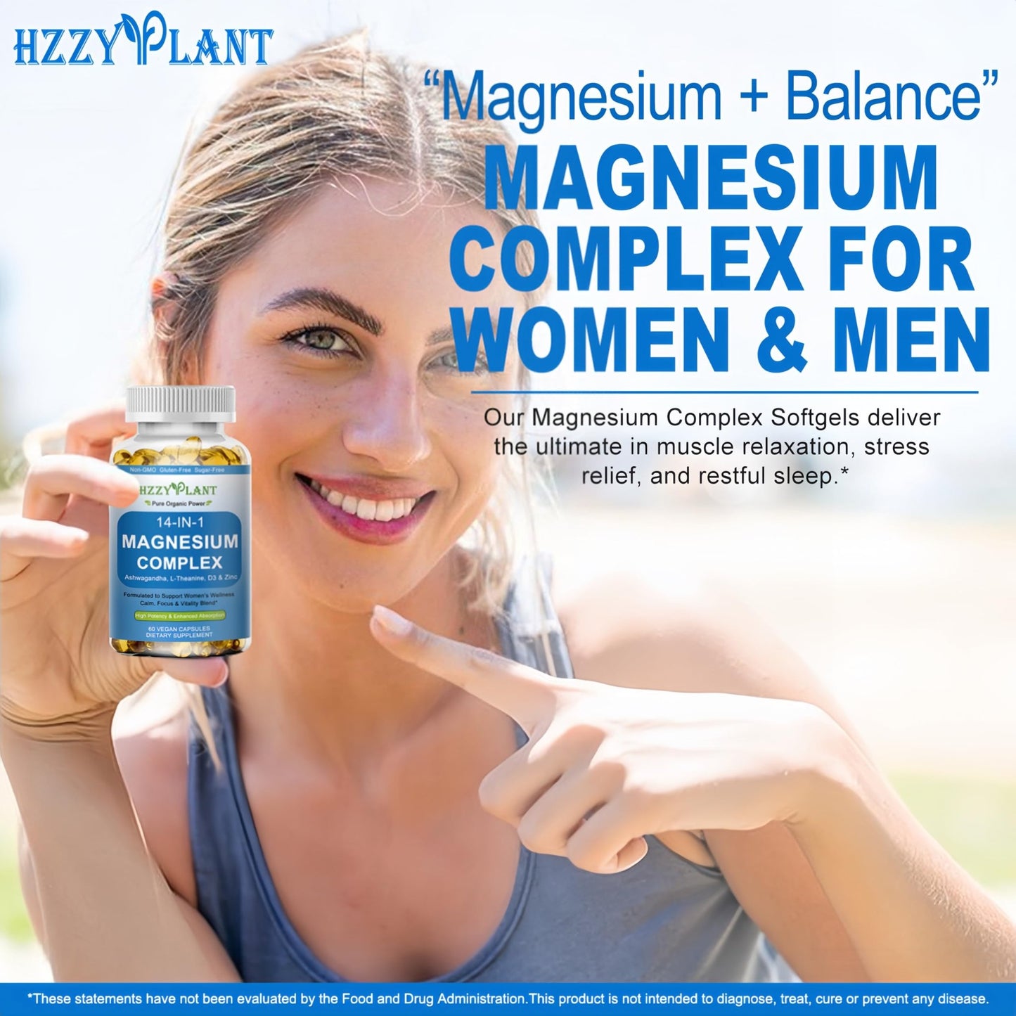 Magnesium Complex Softgels, High Absorption Magnesium Supplement with Glycinate, Citrate, Malate, Taurate, 14-in-1 Magnesium Complex for Women & Men for Muscle, Heart, Sleep Support, 2 Month Supply - dailyvitalstore