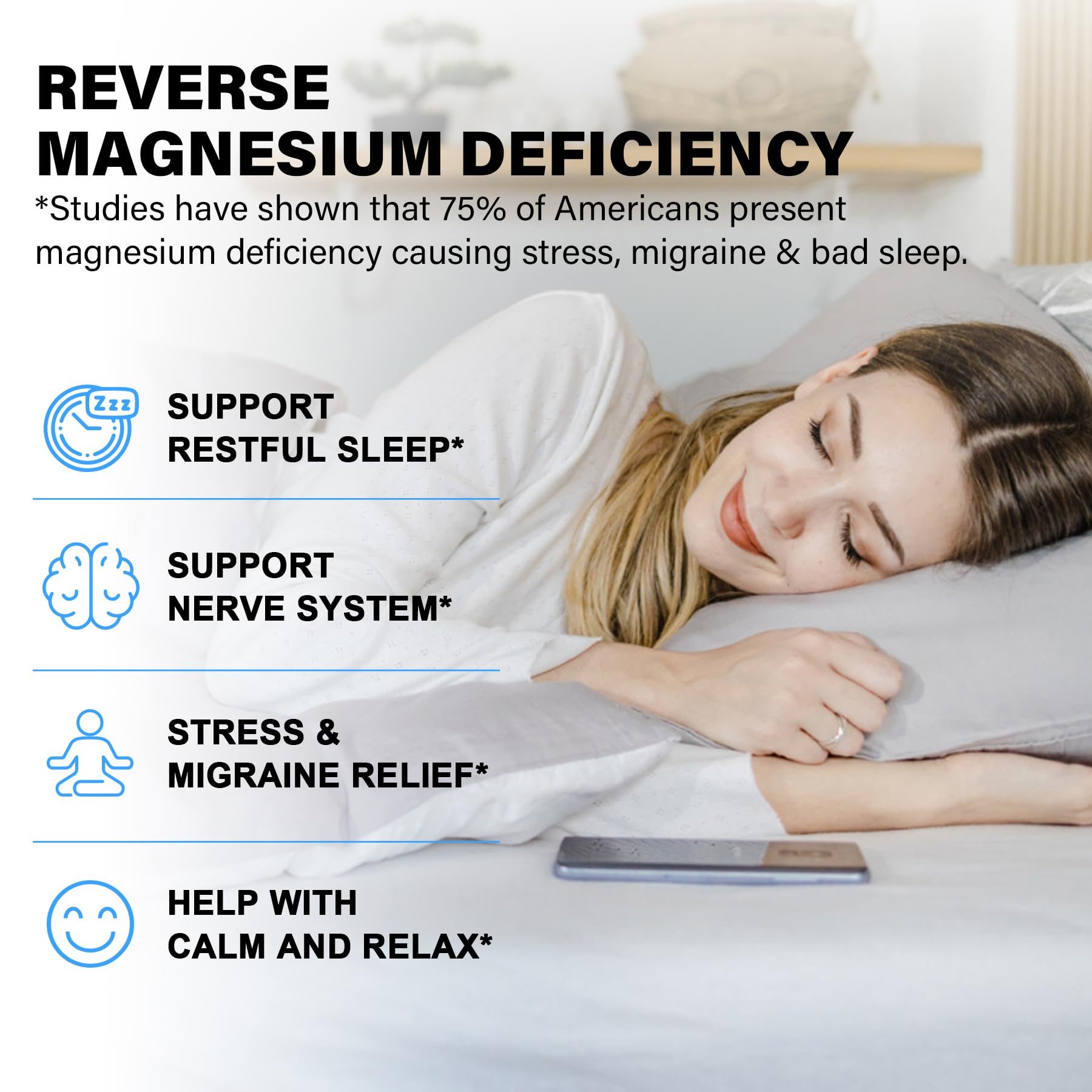Magnesium Complex Supplement 8 Forms, 500mg Magnesium Glycinate, Malate, Citrate, High Absorption Mg for Calm, Sleep, Mood & Healthy Muscle, Pack of 2, Total 120 Vegan Capsules - dailyvitalstore