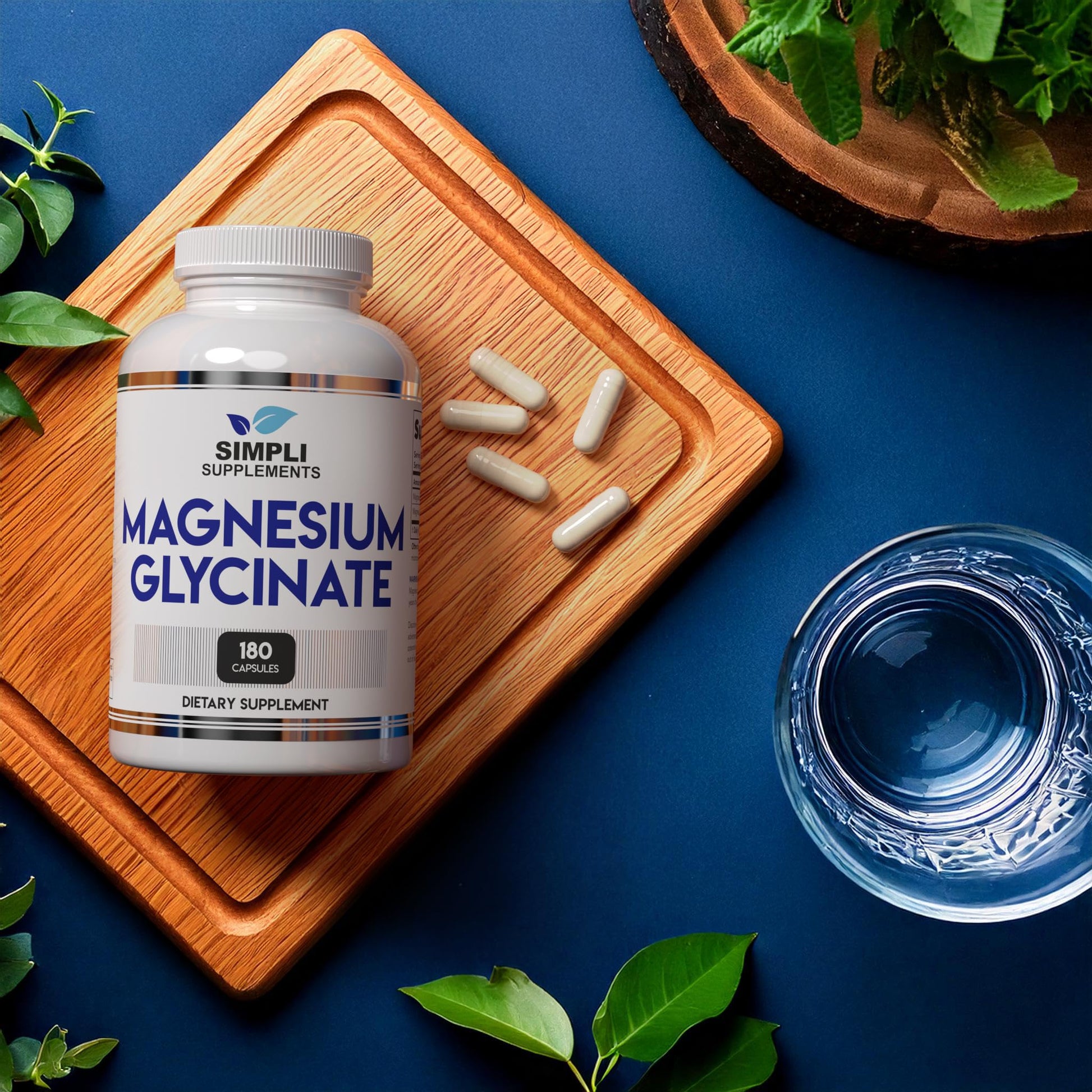 Magnesium Glycinate 400mg per Serving – High Absorption – Gentle on Stomach – Supports Sleep, Relaxation, Muscle, Bone & Immune Health – Non-GMO, Vegan, 180 Capsules - dailyvitalstore