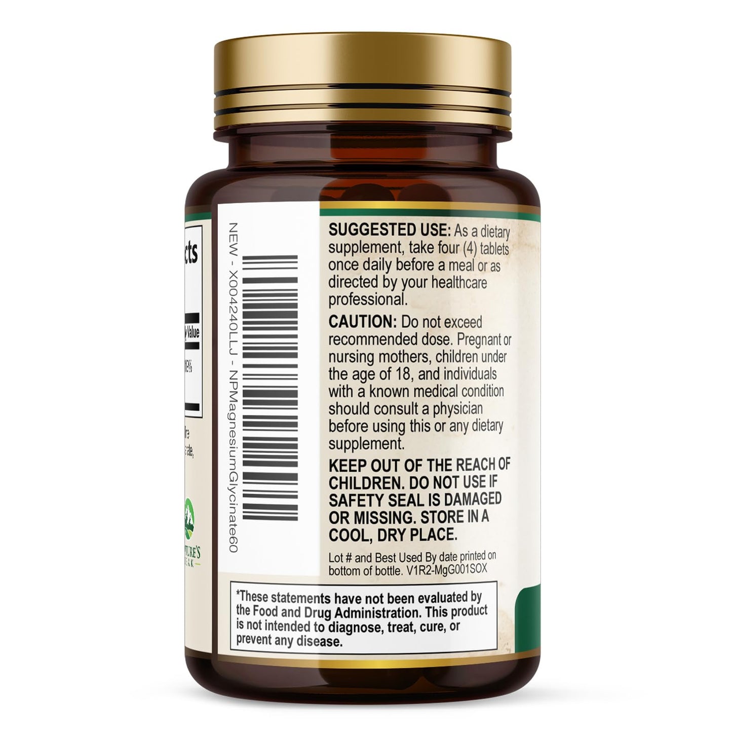 Magnesium Glycinate 500mg Per Serving - High Absorption Chelated Magnesium Supplement for Muscle, Bone and Heart Health Support - Easy Digestion & Gentle on Your Stomach - USA Bottled - 60 Tablets - dailyvitalstore