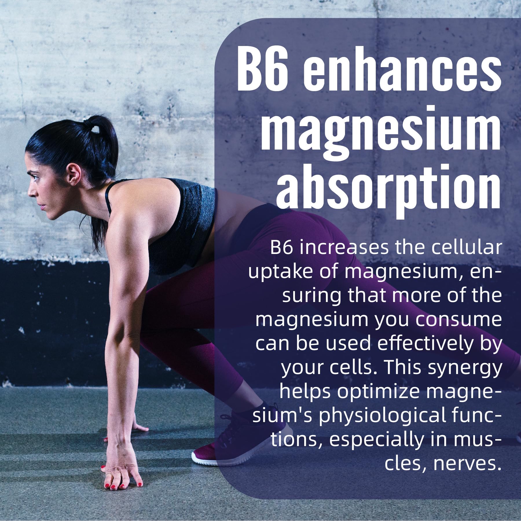 Magnesium Glycinate 500mg/250mg for Adults Teens - Plus D3,B6 & Zinc - Magnesium Glycinate Gummies,High Absorption - Support for Relaxation,Brain,Bone & Immunity Health - Sugar Free - 120Cts - dailyvitalstore