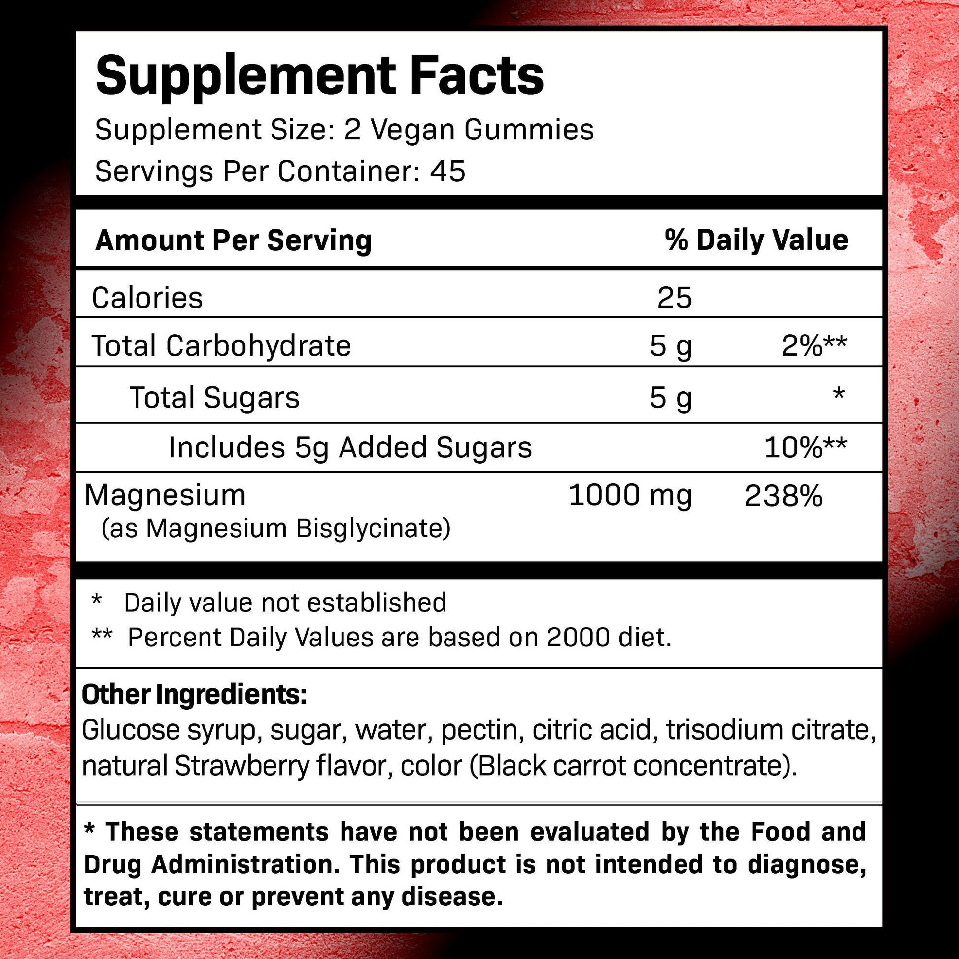 Magnesium Glycinate Gummies, 1000 mg - Magnesium Supplement to Support Relaxation, Heart Health - Chewable Calm Magnesio Gummies for Adults, Glicinato De Magnesio - Strawberry Flavor - dailyvitalstore