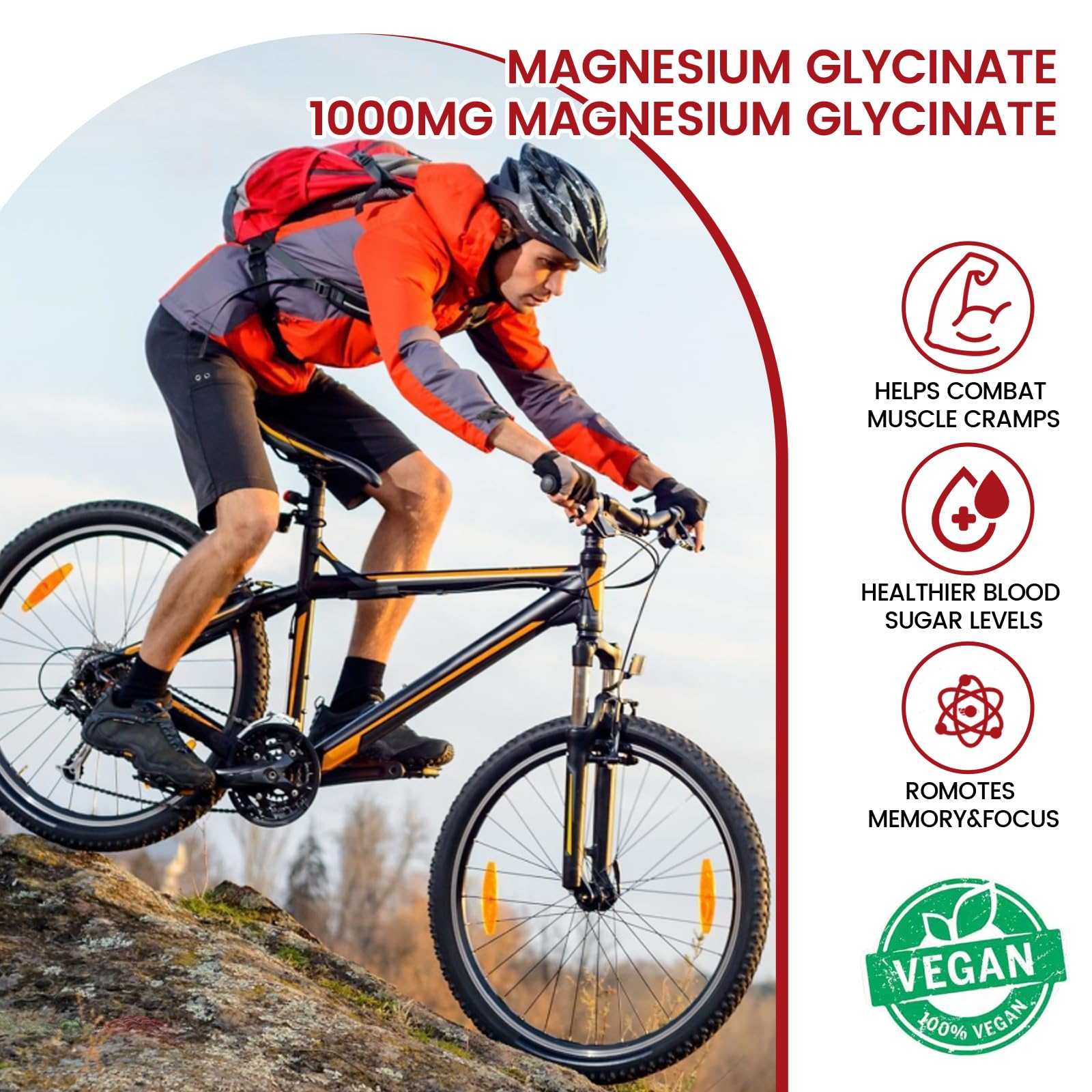 Magnesium Glycinate Gummies 1000mg, Sugar Free Magnesium Potassium Supplements Chewable for Adults with L-Threonate for Sleep, Body Support and Relaxation,90 Strawberry Gummies - dailyvitalstore