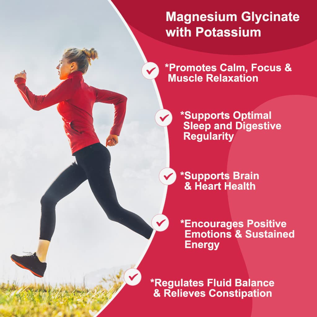 Magnesium Glycinate Gummies 400 mg with 100 mg Composite magnesium - Chelated Magnesium Potassium Supplement with Vitamin D, B6 Supports Calm, Sleep, Memory & Muscle - dailyvitalstore
