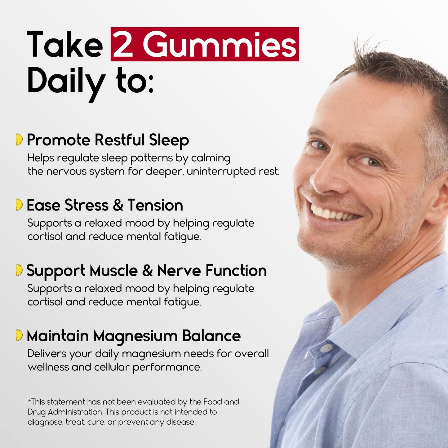 Magnesium Glycinate Gummies 400mg - Sleep Gummies for Kids & Adults - Magnesium Glycinate Chewable High Absorption for Muscle Recovery, Better Sleep & Relaxation (Gojiberry) - dailyvitalstore