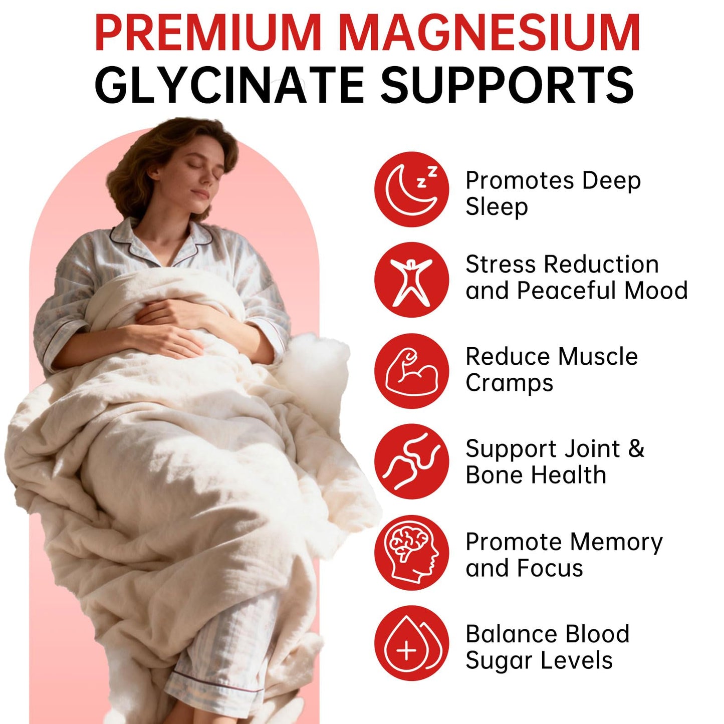 Magnesium Glycinate Gummies 500mg – Sugar Free Magnesium Gummies for Sleep, Stress, Muscle & Nerve Support – for Adults & Kids 4+, Vegan, No Melatonin (Raspberry Flavor, 60 Count) - dailyvitalstore
