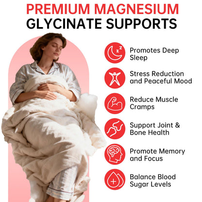 Magnesium Glycinate Gummies 500mg – Sugar Free Magnesium Gummies with L-Theanine - Sleep, Calm, Stress Relief for Adults & Kids 4+ - dailyvitalstore