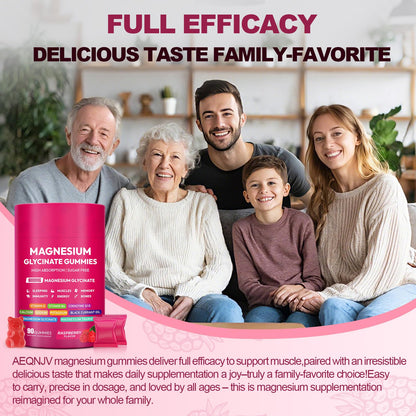 Magnesium Glycinate Gummies 600mg, High Absorption Magnesium Complex, Sugar Free Chewables Gummies with VitaminD & B6 - dailyvitalstore