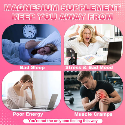 Magnesium Glycinate Gummies 700MG - 21-in-1 Advanced Magnesium Supplement with Ashwagandha, L-Theanine, Zinc, Vitamin - Sugar Free Magnesium Gummies for zzZ - dailyvitalstore
