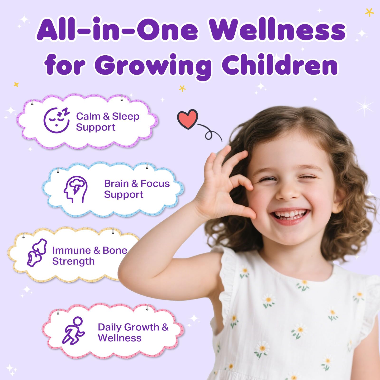 Magnesium Glycinate Liquid for Kids - Magnesium Bisglycinate Drops with L-Theanine, Chamomile & Vitamin B6, B12, C, D3 for Sleep, Relaxation, Immune Support, Calm & Focus - 2 Fl Oz, Strawberry Flavor - dailyvitalstore
