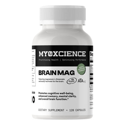 Magnesium L-Threonate + Mag Acetyl-Taurate (ATA Mag) + Mag Glycinate | Promotes Cognitive Well-Being, Enhanced Memory, Mental Clarity and Overall Brain Function | 120 Capsules - dailyvitalstore