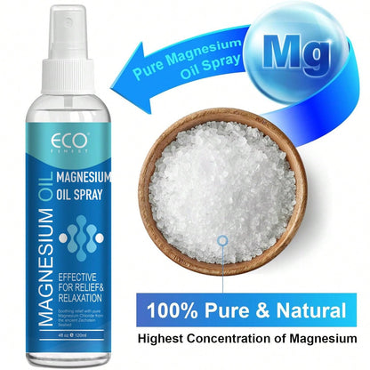Magnesium Oil Spray For Muscle & Joint Relief – Natural Relaxation & Sleep Support, 4oz Fast-Absorbing Body Mist - dailyvitalstore