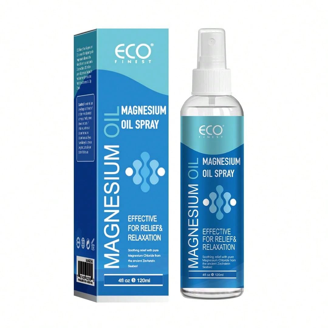 Magnesium Oil Spray For Muscle & Joint Relief – Natural Relaxation & Sleep Support, 4oz Fast-Absorbing Body Mist - dailyvitalstore