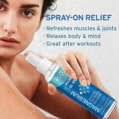 Magnesium Oil Spray For Muscle & Joint Relief – Natural Relaxation & Sleep Support, 4oz Fast-Absorbing Body Mist - dailyvitalstore