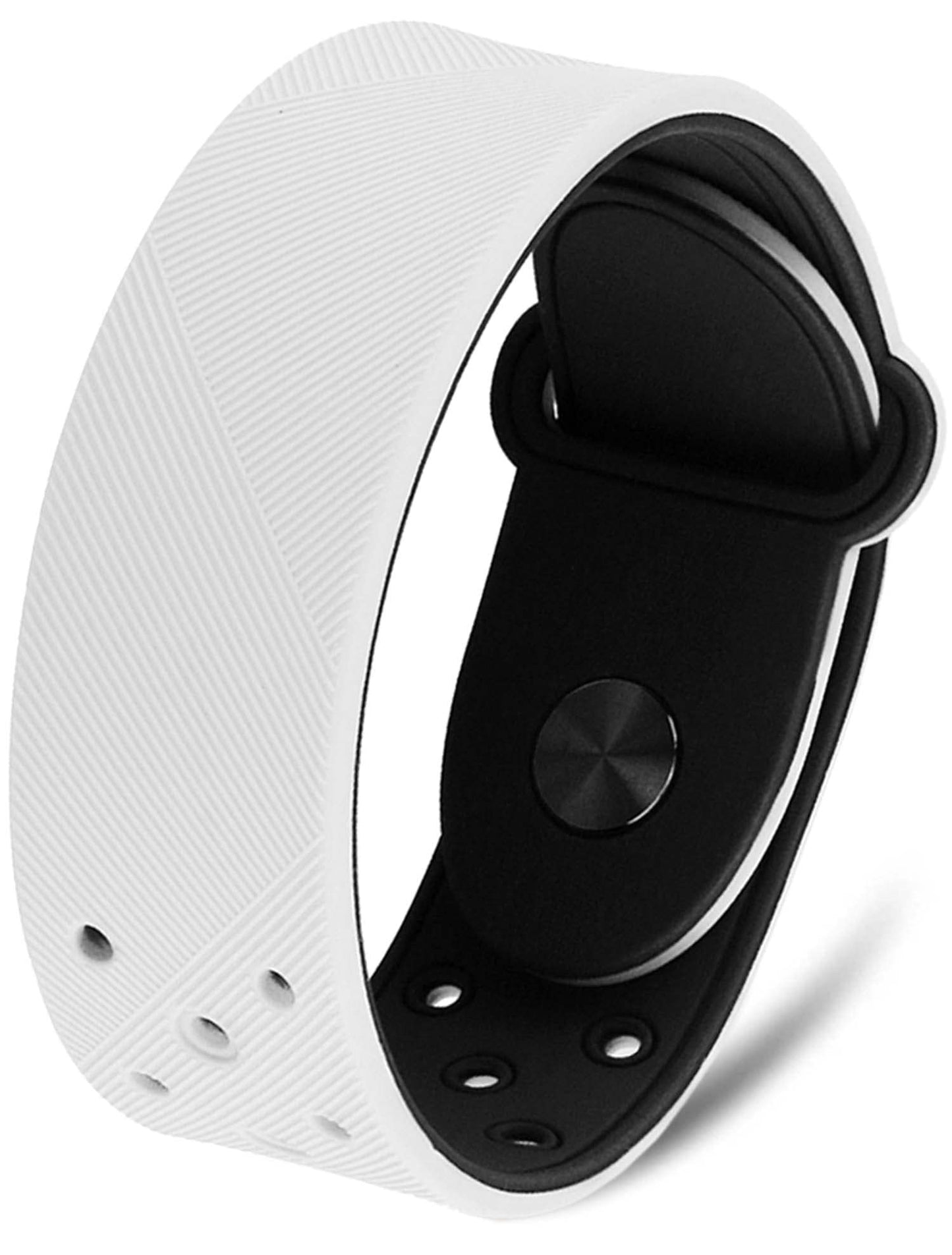 MagnetRX® Magnetic Sports Bracelet – Waterproof Silicone Bracelet with 32 Magnets – Ultra Strength Wide Magnetic Bracelets for Men & Women (White | X-Large Size) - dailyvitalstore