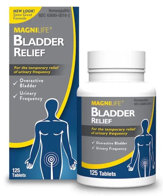 MagniLife Bladder Relief Tablets (125 Ct), Fast-Dissolving Homeopathic Support for Overactive Bladder, Leaks from Sneezing, Coughing or Movement, Daily Use Formula Safe for Men & Women - dailyvitalstore