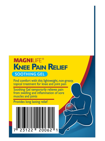 MagniLife Knee Pain Relief Gel (4 oz), Arnica-Based Gel for Joint Pain, Knee Stiffness & Swelling, Non-Greasy, No Staining, Massage-in Formula for Daily Knee Support & Comfort - dailyvitalstore