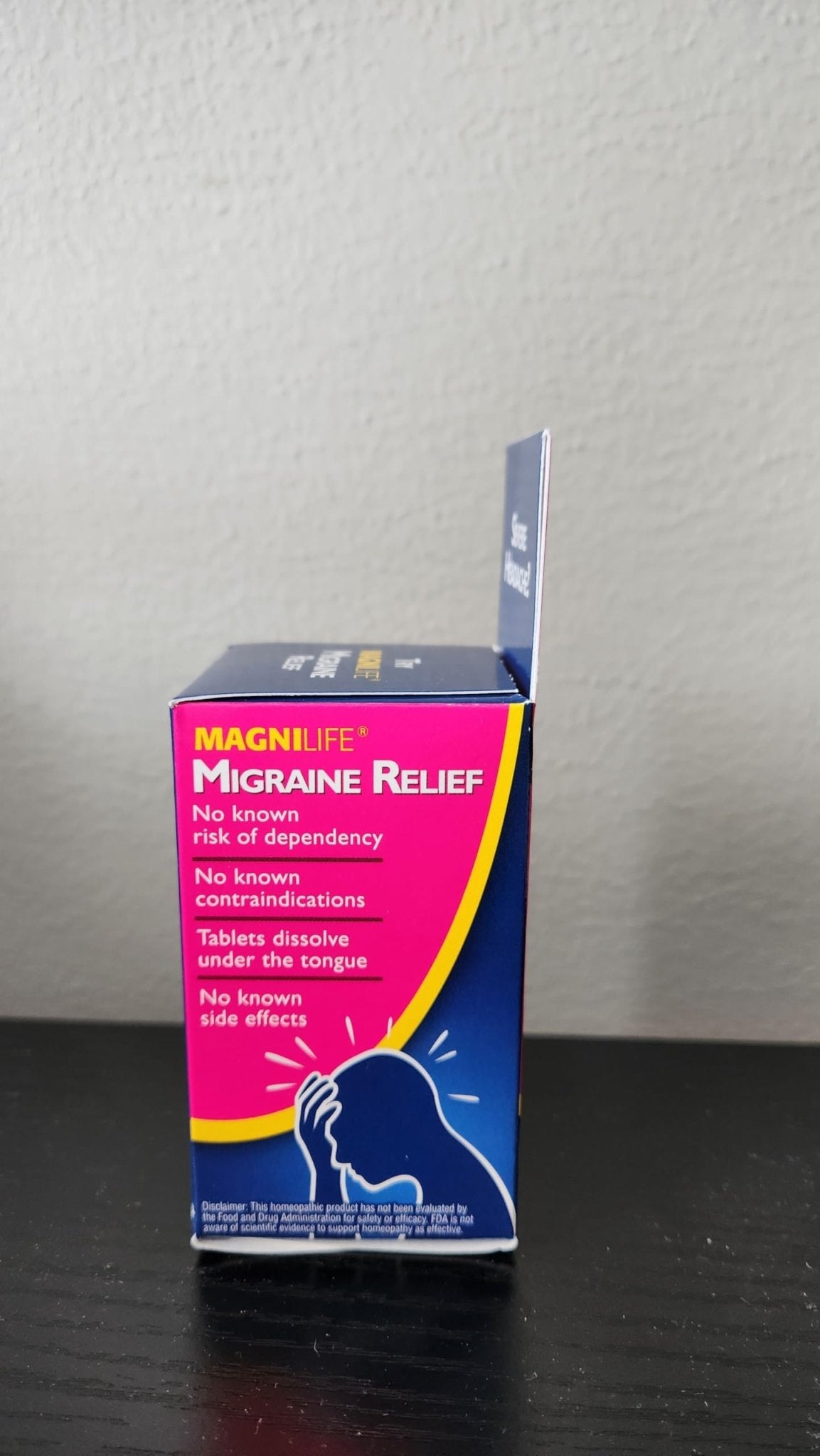 MagniLife Migraine Relief, Non-Habit Forming, 90 Homeopathic Tablets, Migraine Medicine for Light & Sound Sensitivity, Nausea, Blurred Vision & Pressure, Quick-Dissolve Headache Pain Relief - dailyvitalstore