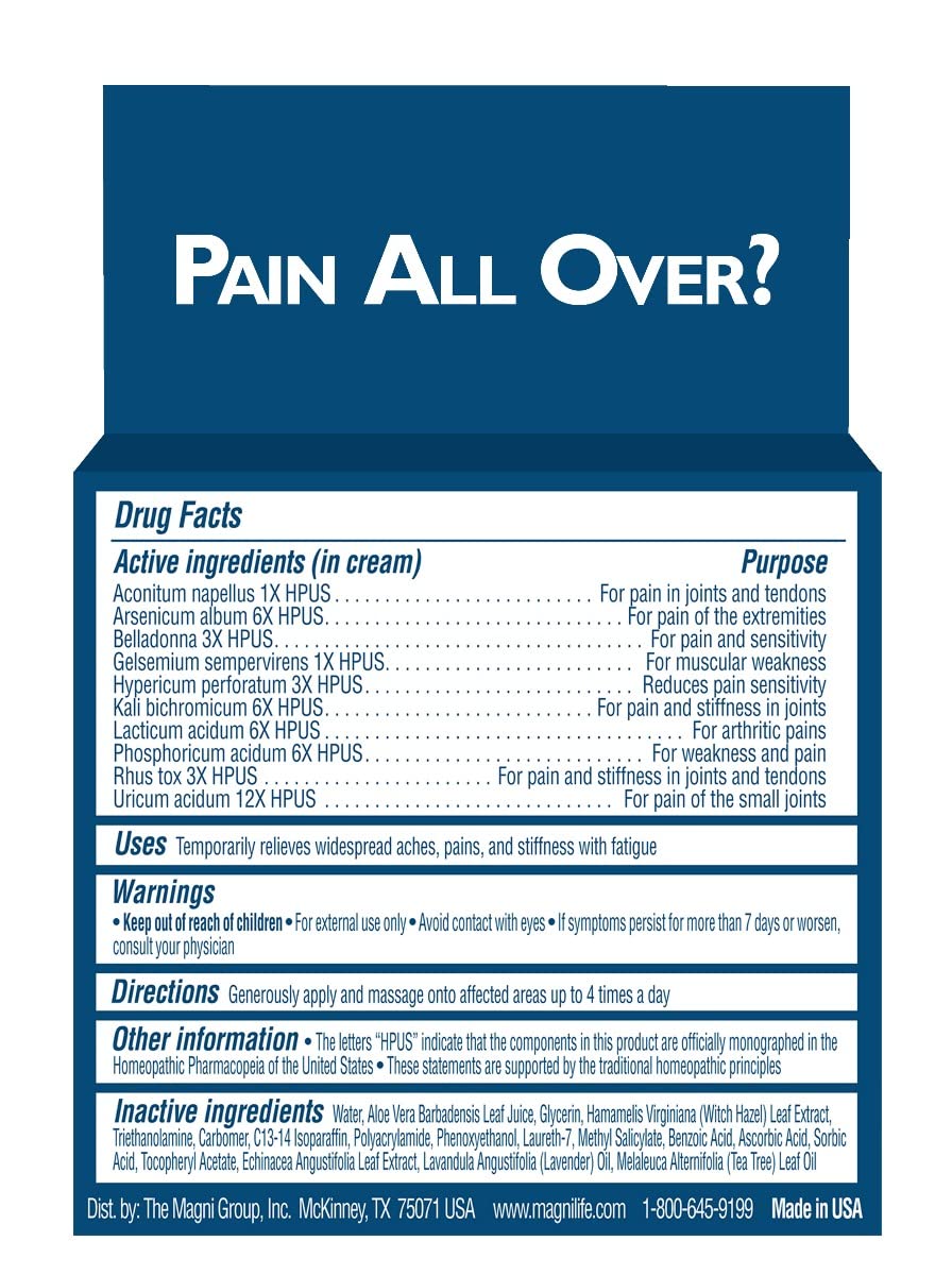 MagniLife Pain & Fatigue Relief Cream 4 oz Pain & Inflammation Relief Foam 4 oz. Natural Joint & Muscle Pain Relief Bundle for Shoulders, Back, Knees, Arthritis, Stiffness & Soreness - dailyvitalstore