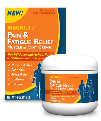 MagniLife Pain & Fatigue Relief Cream 4 oz Pain & Inflammation Relief Foam 4 oz. Natural Joint & Muscle Pain Relief Bundle for Shoulders, Back, Knees, Arthritis, Stiffness & Soreness - dailyvitalstore