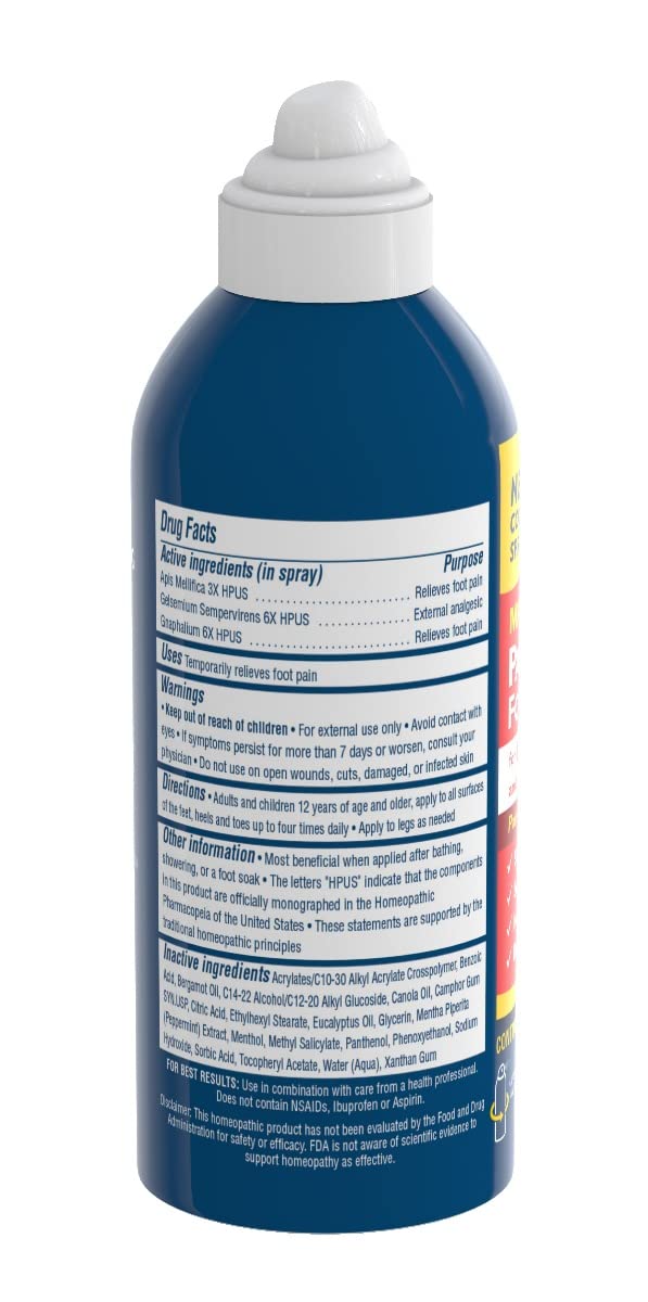MagniLife Pain Relief Foot Spray, 3 oz, Pain Relief for Burning, Tingling or Sensitivity in Feet and Legs, No Alcohol Cooling Spray Moisturizes Dry, Cracked Heels - dailyvitalstore