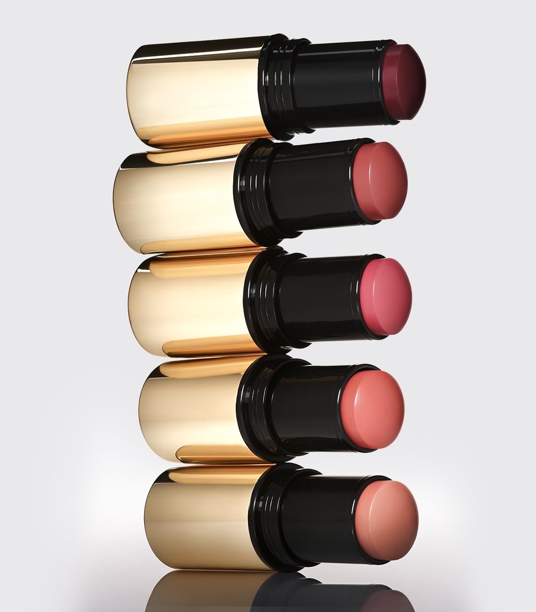 MAKE Beauty Cream Stroke Cream Blush Stick for Cheeks - Vibrant yet Natural Soft Matte Finish - Shade Rouge Moon, Berry Plum Blush Makeup - dailyvitalstore