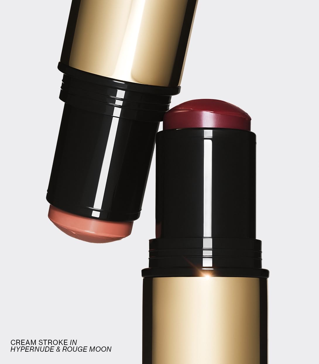 MAKE Beauty Cream Stroke Cream Blush Stick for Cheeks - Vibrant yet Natural Soft Matte Finish - Shade Rouge Moon, Berry Plum Blush Makeup - dailyvitalstore