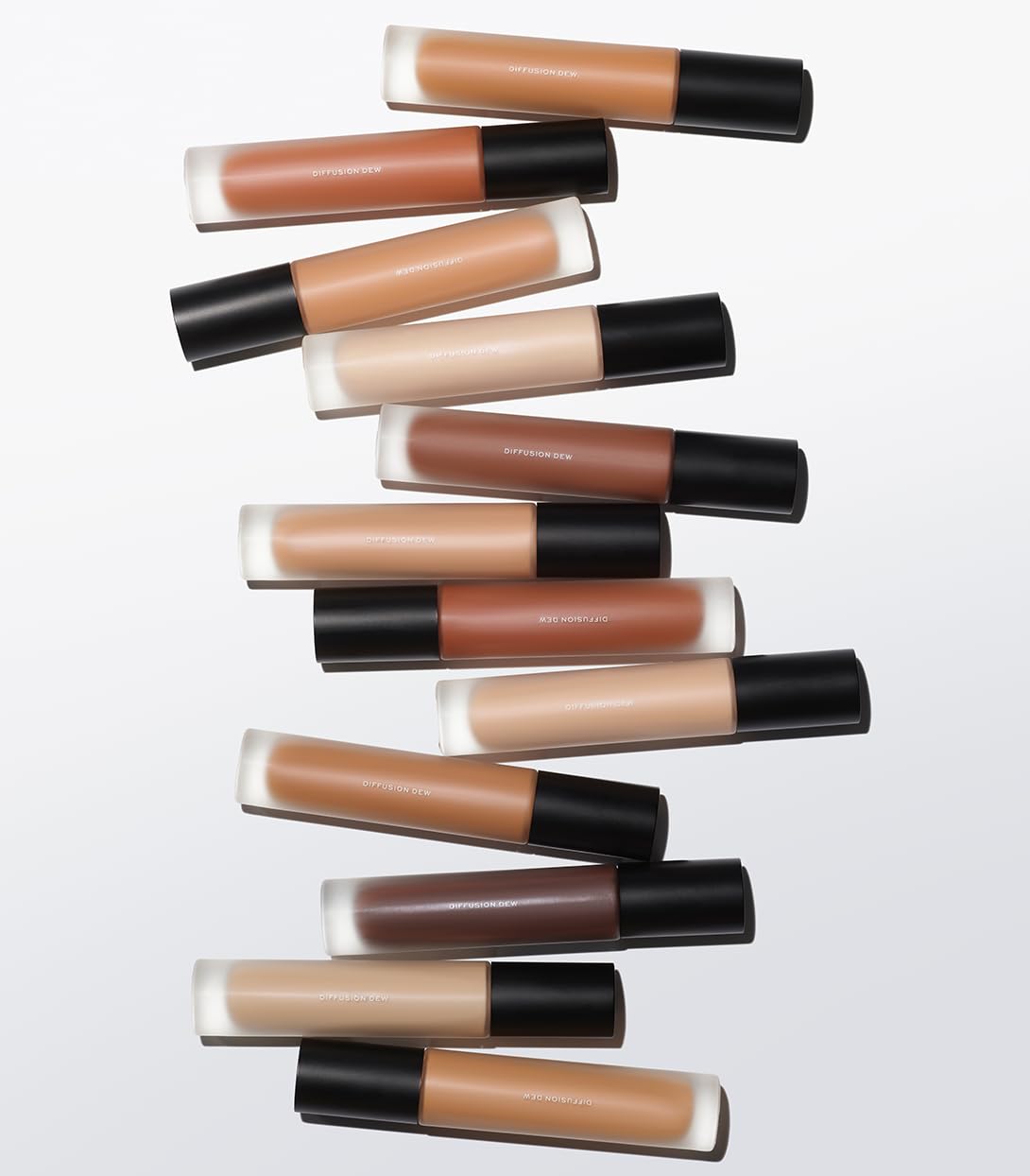 MAKE Beauty Diffusion Dew Skin Tint. Sheer to Medium Coverage Radiant Finish. Blurring, Smoothing, and Brightening for Glowing Complexion. Enhanced with Niacinamide and Adenosine. Tan 06 - dailyvitalstore
