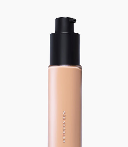 MAKE Beauty Diffusion Dew Skin Tint. Sheer to Medium Coverage Radiant Finish. Blurring, Smoothing, and Brightening for Glowing Complexion. Enhanced with Niacinamide and Adenosine. Tan 06 - dailyvitalstore