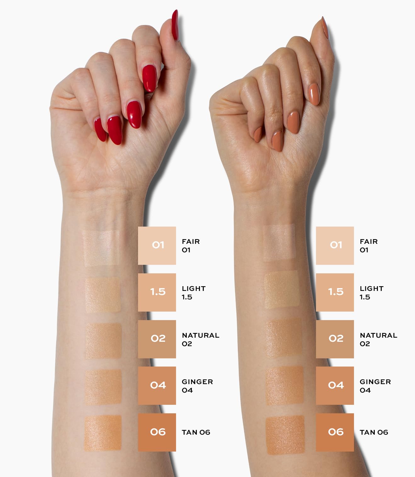 MAKE Beauty Diffusion Dew Skin Tint. Sheer to Medium Coverage Radiant Finish. Blurring, Smoothing, and Brightening for Glowing Complexion. Enhanced with Niacinamide and Adenosine. Tan 06 - dailyvitalstore