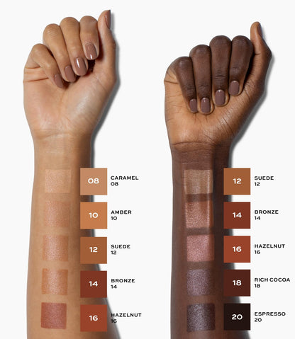MAKE Beauty Diffusion Dew Skin Tint. Sheer to Medium Coverage Radiant Finish. Blurring, Smoothing, and Brightening for Glowing Complexion. Enhanced with Niacinamide and Adenosine. Tan 06 - dailyvitalstore