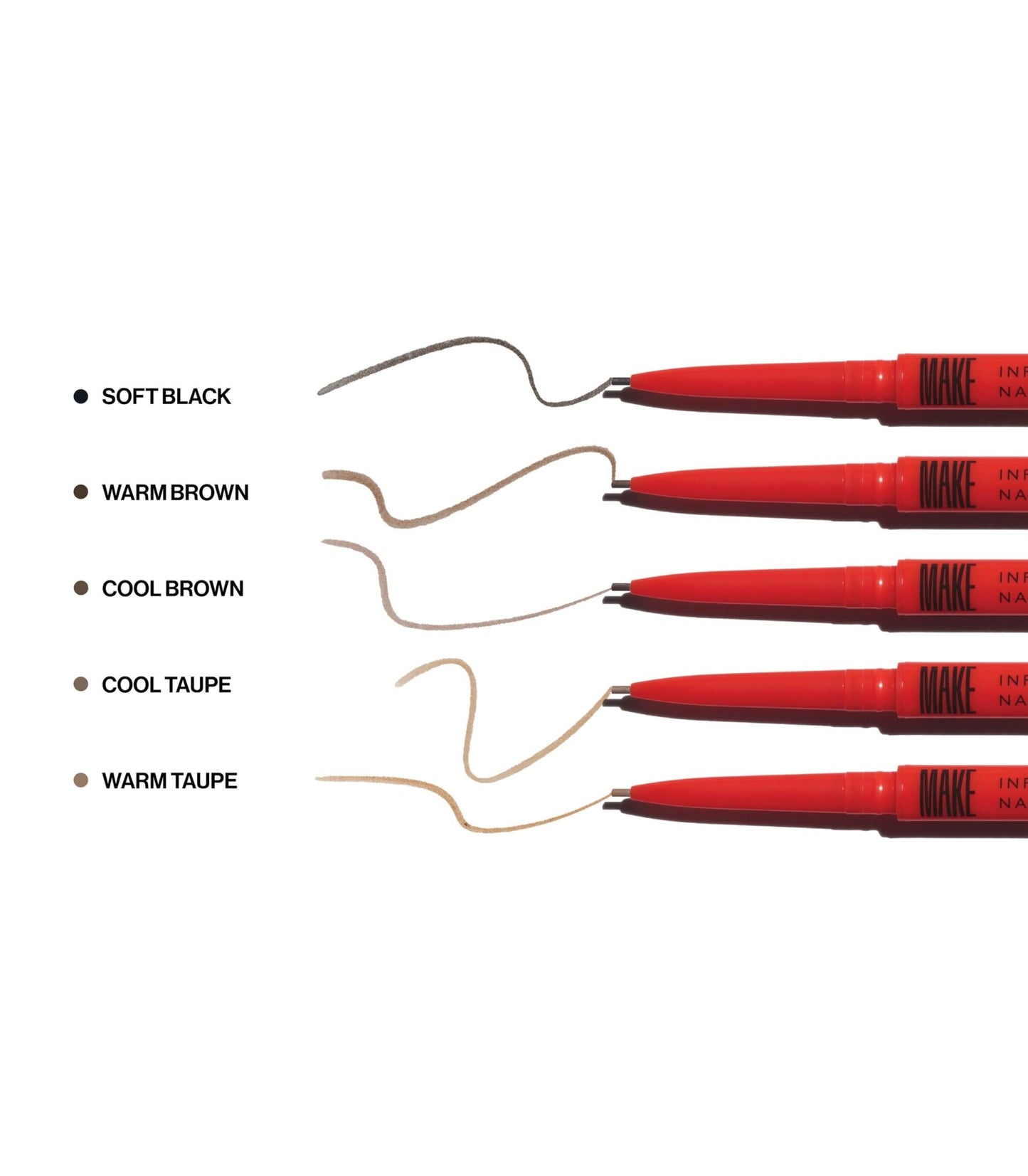 MAKE Beauty Nano Brow, Micro Eyebrow Pencil. Long-Lasting Smudgeproof Eye Brow Makeup for Hairlike Lines. Precision Liner for Natural-Looking Eyebrows - Shade, Warm Taupe - dailyvitalstore
