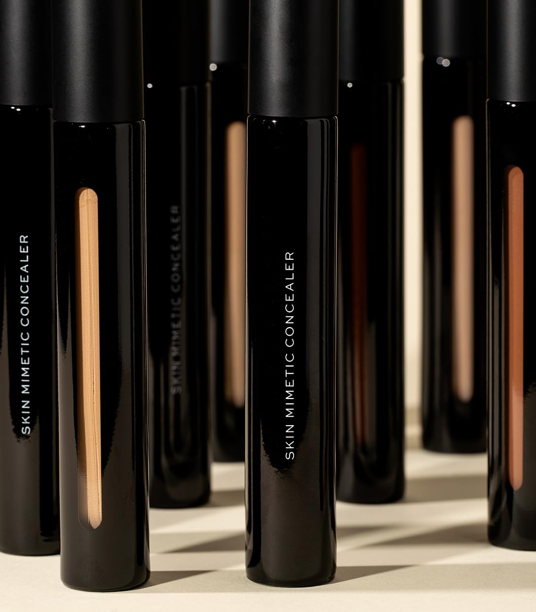 MAKE Beauty Skin Mimetic Concealer Buildable Medium Coverage Hydrating Concealer for Dark Circles Spot Concealing Brightening Crease-Free, Including Mature Skin. Radiant Finish. 08 Medium Tan Neutral - dailyvitalstore
