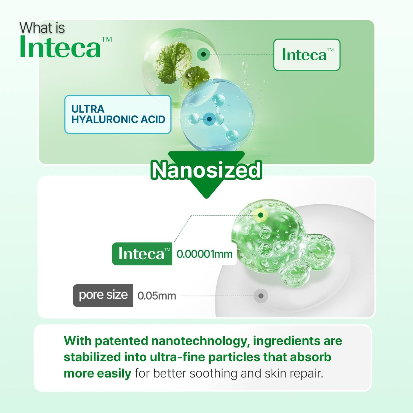 MAKE P:REM INTECA Soothing Cream, Quick Calming Facial Cream with Advanced CICA for All Skin Types, Oily Skin, EVE VEGAN, - dailyvitalstore