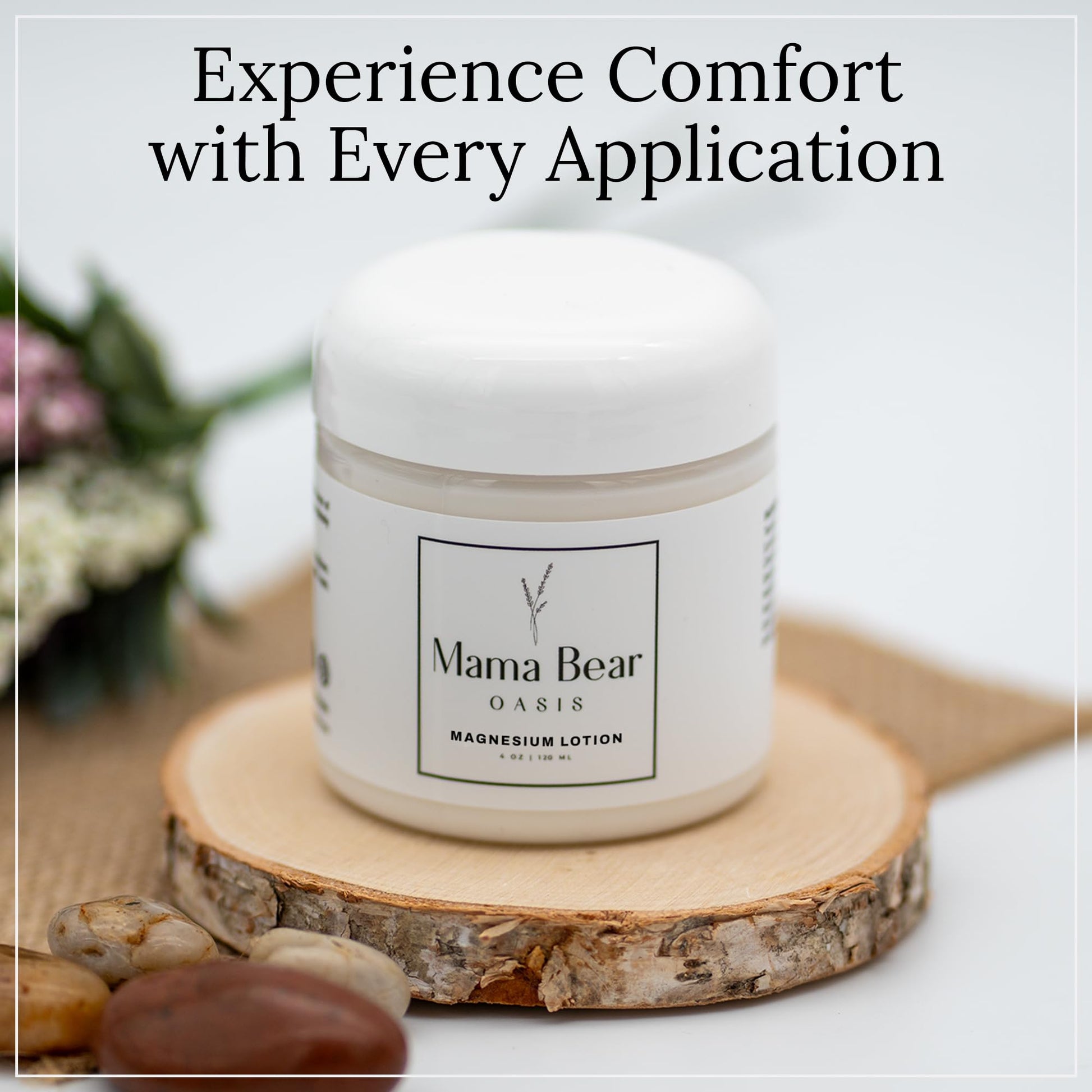 Mama Bear Oasis Lotion - Magnesium Cream - Lavender Magnesium Lotion for Foot, Hands, Legs, Toes Includes Arnica, Vitamin B6, Aloe Vera, MSM (Pack of 2) - dailyvitalstore