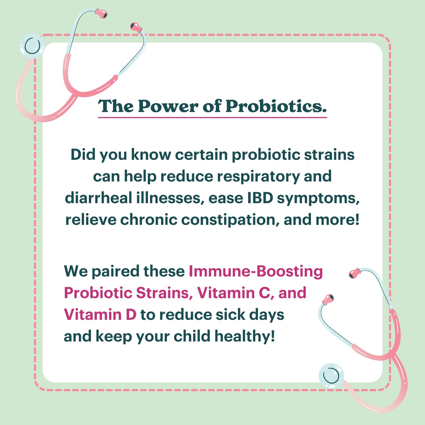 MamaDoc Rx Certified Organic Kids & Teens Probiotic Immune Defense - 5 Billion CFUs | Sugar Free, Vegan, Gluten-Free | 14 Probiotic Strains, Prebiotics, Vitamin C & D | 30 Chewable Tablets, Ages 4+ - dailyvitalstore