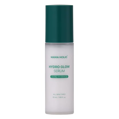 MANIA HOLIC Hydro Glow Serum, Hydrating Facial Serum for Smoother Skin, Made with 10 Hyaluronic Acids, Vitamins B,C, E, & Ceramides, Lightweight and Non-Greasy - dailyvitalstore