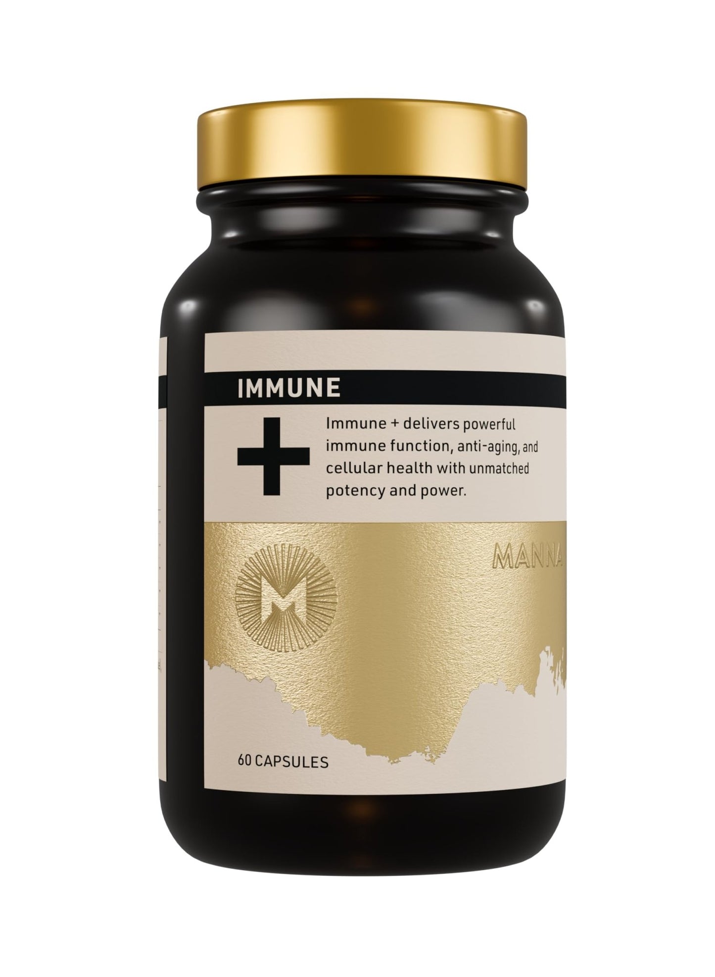 Manna Immune+ Capsules | 500mg Amla Extract & 500mg Rosehip Extract | Vitamin C Supplement for Immune Boost, Antioxidants, Heart Health, Digestion & Immune System Support | For Daily Use | 60 Count - dailyvitalstore