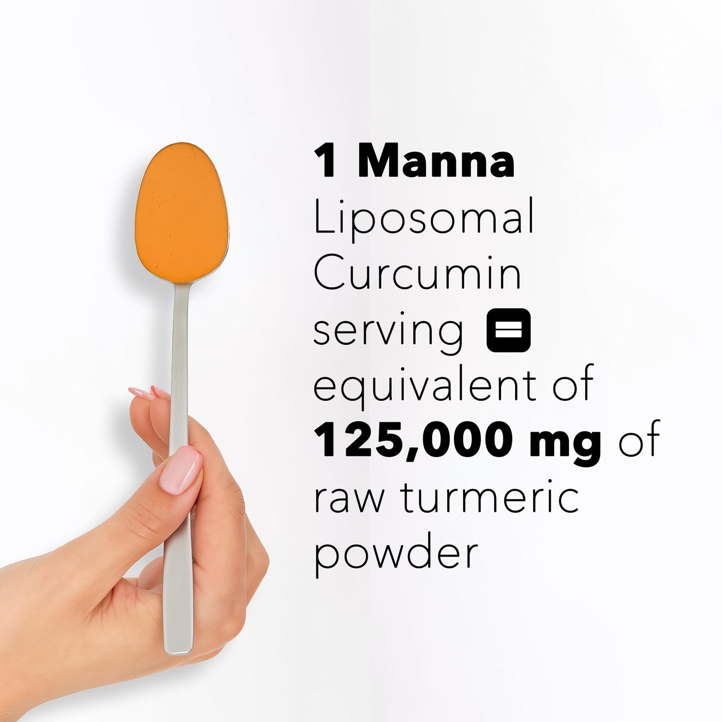 Manna Vitamins Evolved Liposomal Liquid Curcumin for Advanced Absorption Best Turmeric Supplement for Daily Joint & Immune Health Support - Vegan, Non-GMO, 95% Curcuminoids (1 Pack) - dailyvitalstore