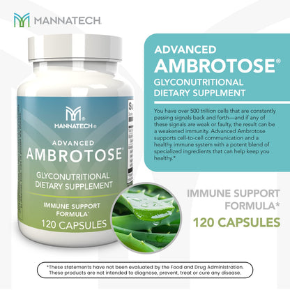 Mannatech Advanced Ambrotose 120 Capsules - dailyvitalstore
