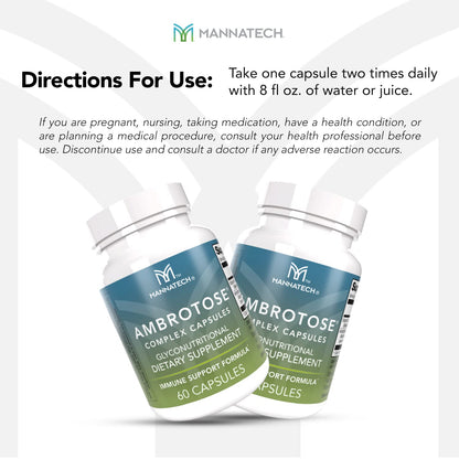 Mannatech® Ambrotose® Complex 60 Capsules - dailyvitalstore
