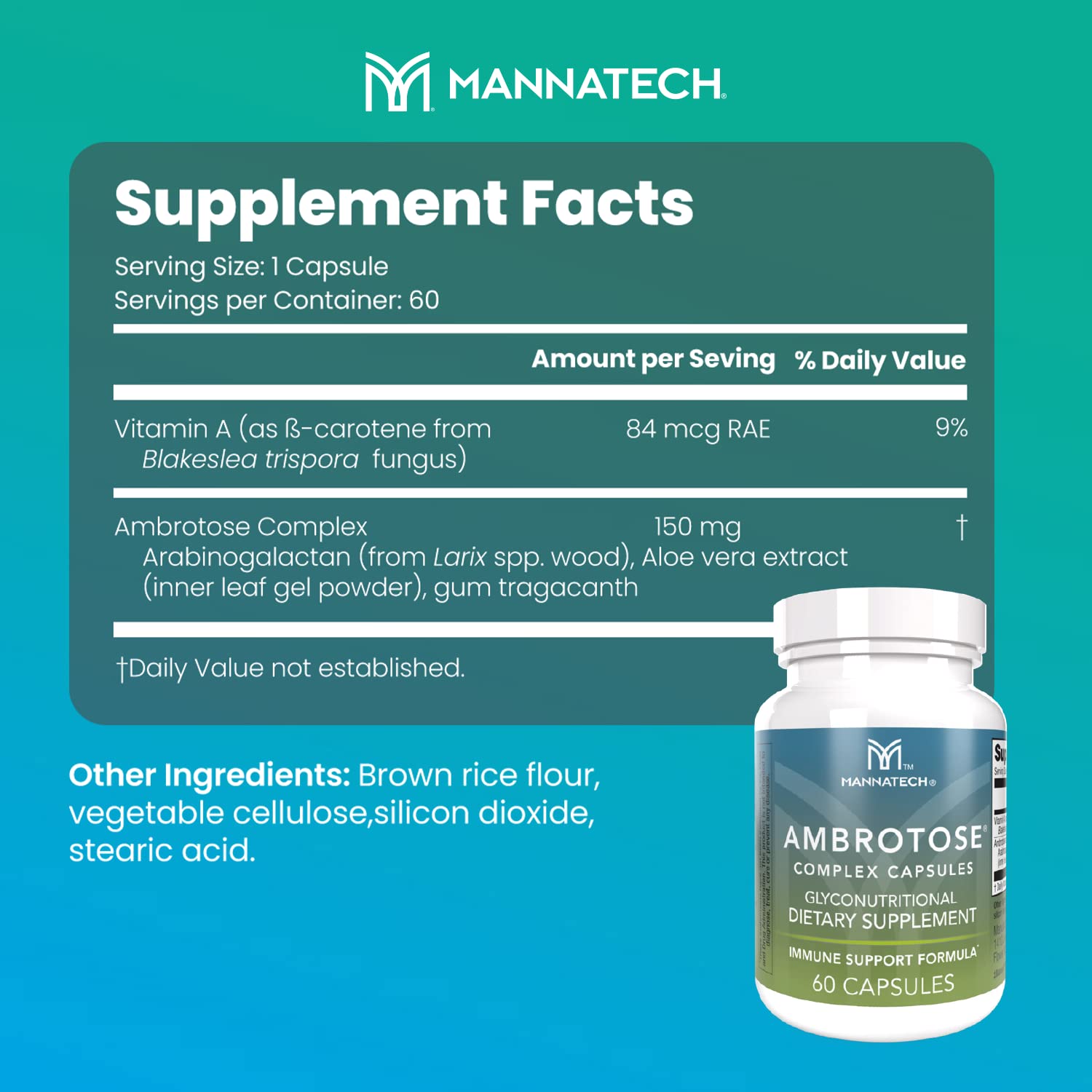Mannatech® Ambrotose® Complex 60 Capsules - dailyvitalstore