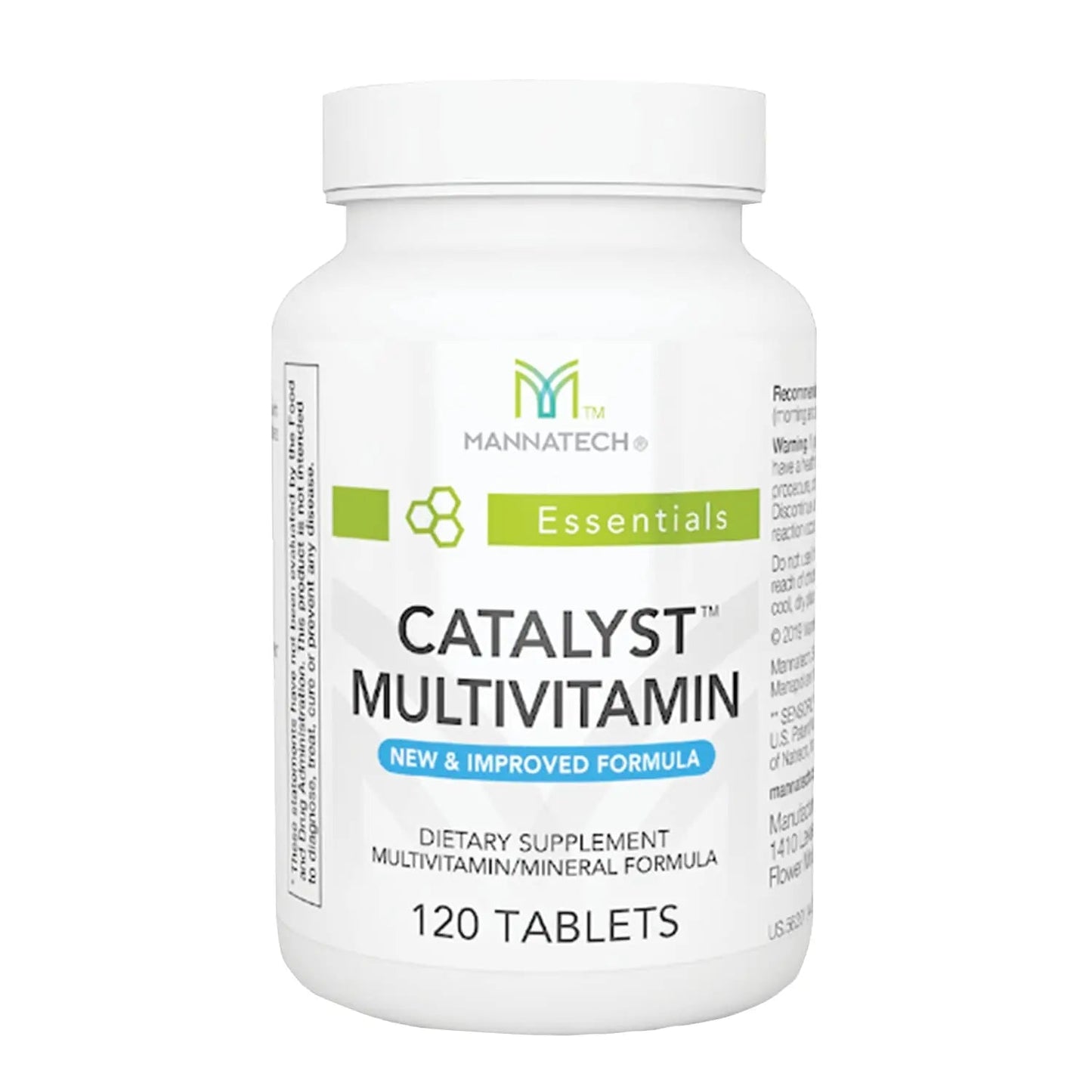 Mannatech Catalyst Multivitamin 120 Tablets, Maximize Your Multivitamin. Provides Antioxidants Vitamin A, Vitamin C, and Vitamin E - dailyvitalstore