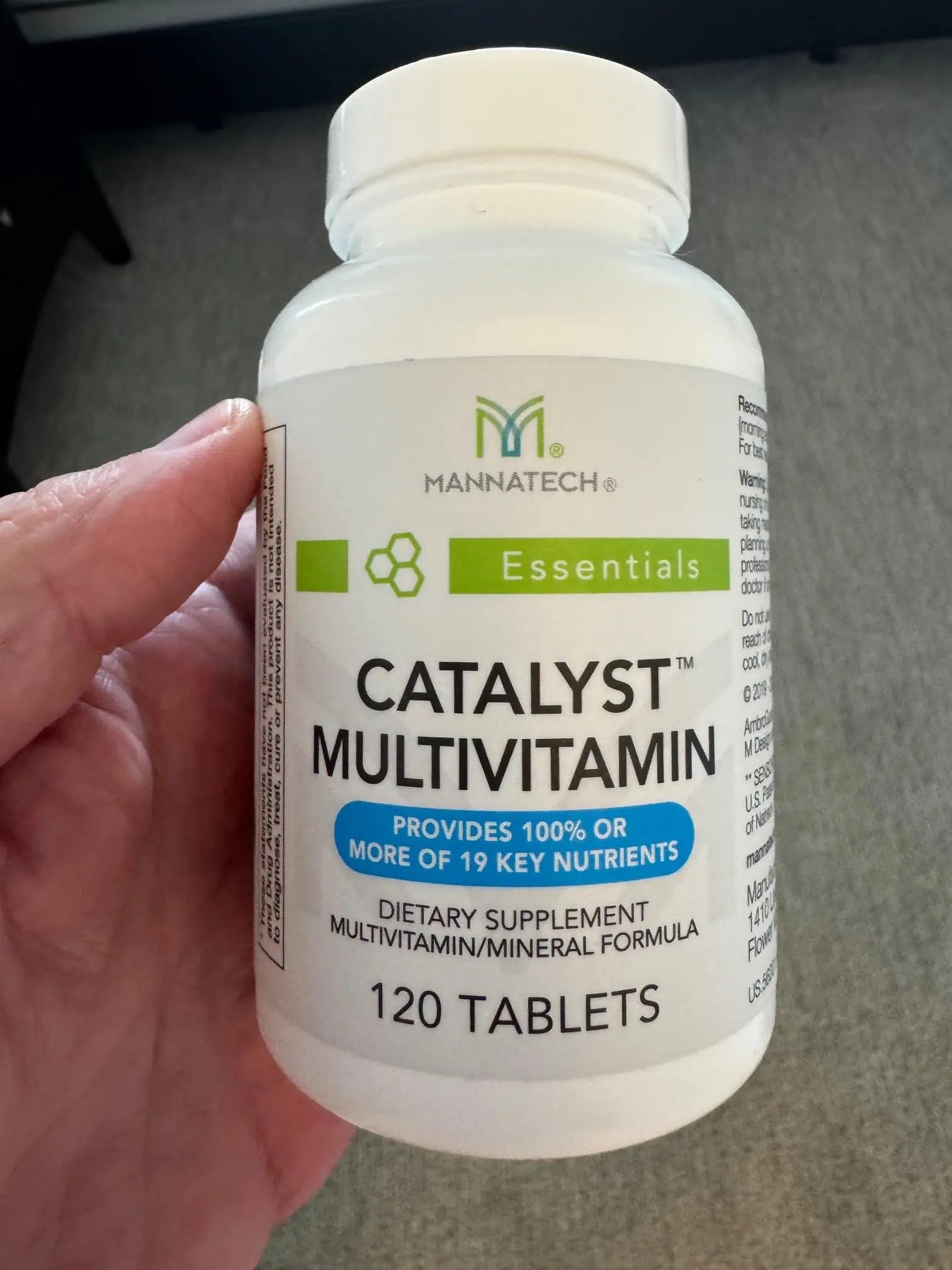 Mannatech Catalyst Multivitamin 120 Tablets, Maximize Your Multivitamin. Provides Antioxidants Vitamin A, Vitamin C, and Vitamin E - dailyvitalstore