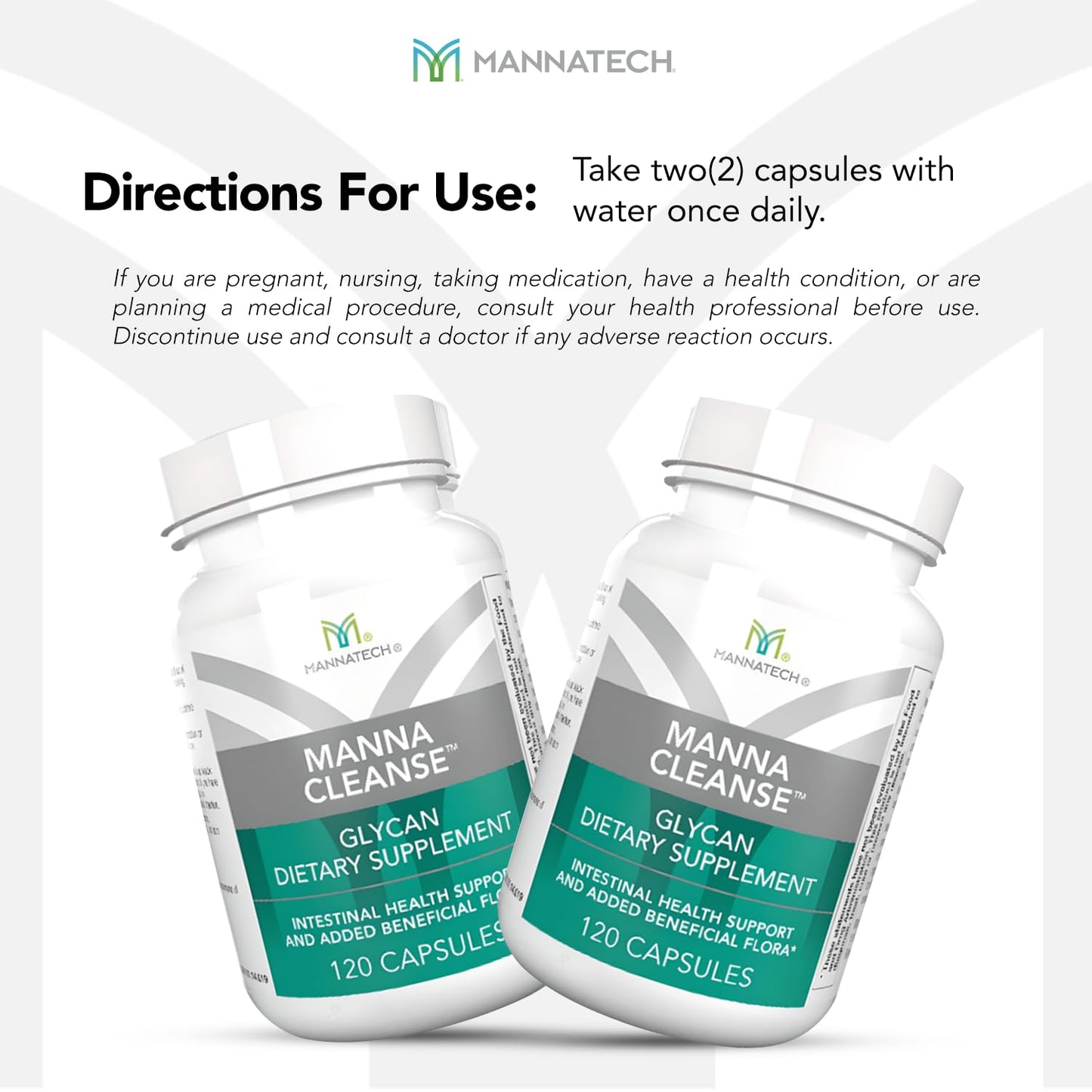 Mannatech Digestive Enzymes and Probiotics - Powered by Ambrotose Derived from The Aloe Vera Plant - Digestive and Colon Cleanser Helps Support Overall Gut Heath - dailyvitalstore