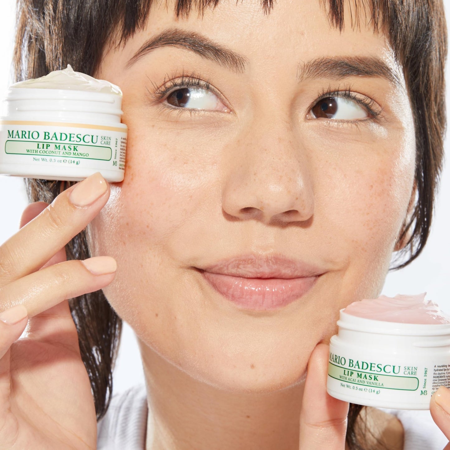 Mario Badescu Lip Mask with Coconut and Mango for All Skin Types, Overnight Lip Treatment Enriched With Skin Softening Coconut Oil, Sunflower Seed Oil and Hydrating Shea Butter, 0.5 Ounces - dailyvitalstore