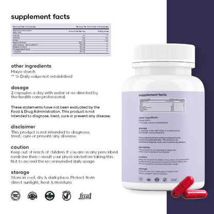 MarsbyGHC Natural Beetroot Capsules | with Garlic, Blueberry, Pomegranate & L-Arginine | Plant-Based Supplement | Pack of 1 - dailyvitalstore