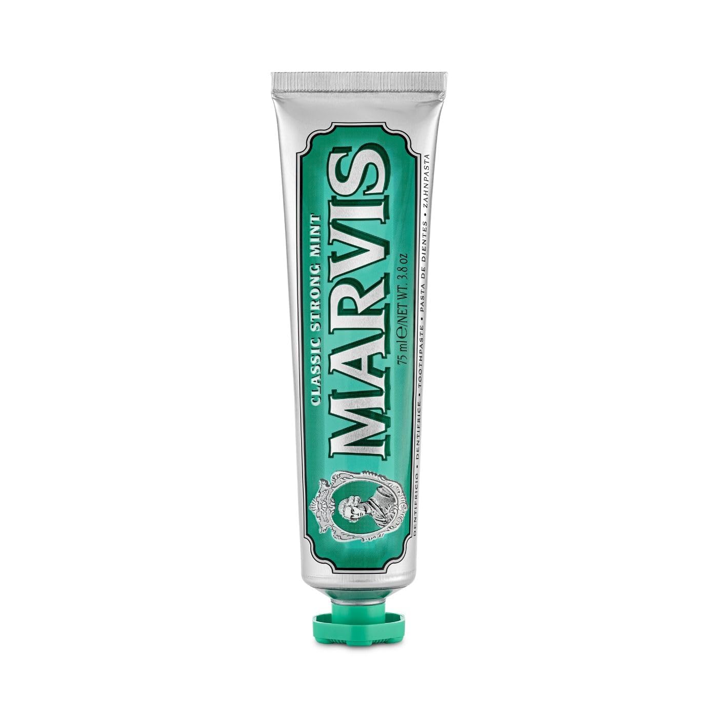 Marvis Classic Strong Mint Toothpaste, 3.8 oz (Pack of 1) - dailyvitalstore
