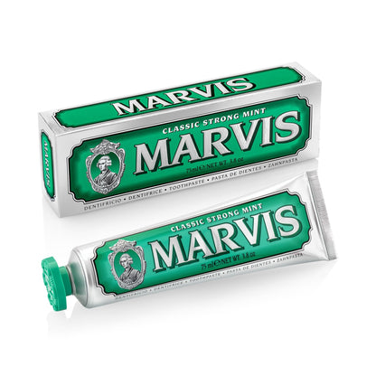 Marvis Classic Strong Mint Toothpaste, 3.8 oz (Pack of 1) - dailyvitalstore