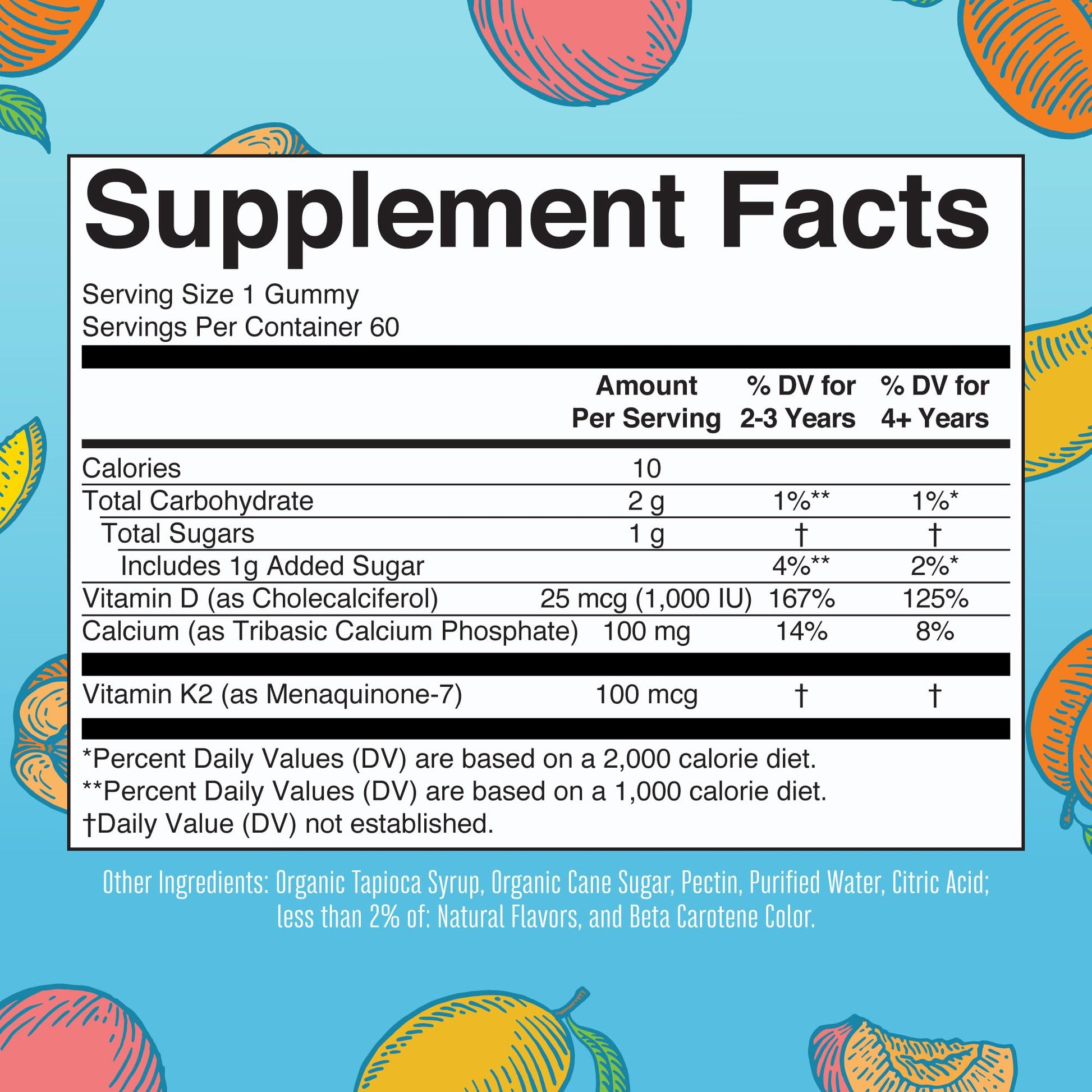 MaryRuth Organics Joint Health Liquid Drops & Vitamin K2+D3 Gummies (Peach Mango and Apricot) | Label Project Verified | Vitamins for Calcium, Joints, and Bone Support | Vegan, Non-GMO, Gluten Free - dailyvitalstore
